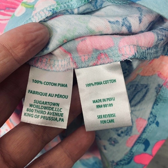 Lilly Pulitzer Alessa Swing Dress Size Small Surf Blue Luscious Lions $108 - Picture 10 of 15